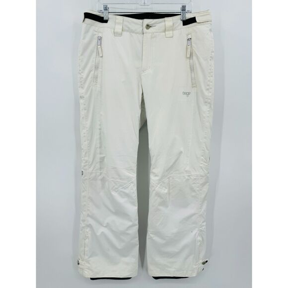 ORAGE White Alva Insulated Prime 10 Snowboard Snow Ski Pants Size XL - Picture 3 of 12